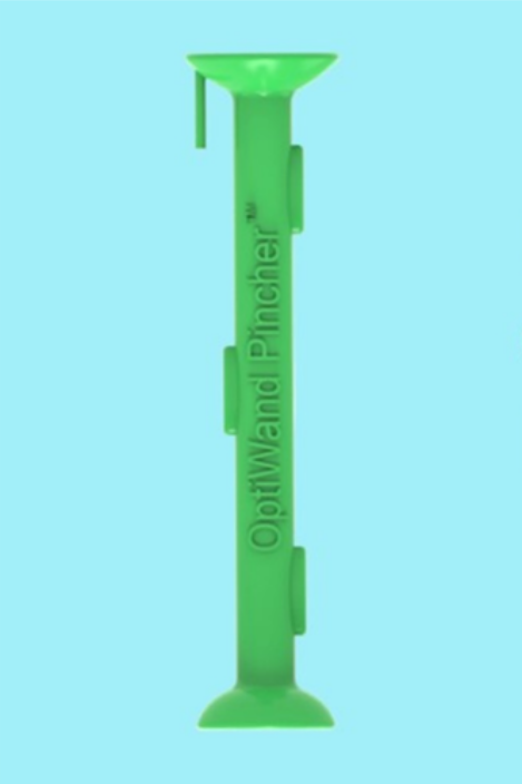 Green OptiWand contact lens tool